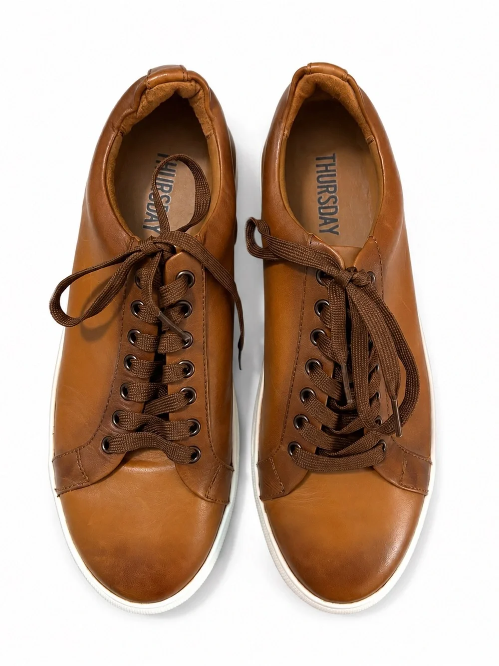 Thursday Boot Company Men's Premier Low Top Toffee Tan Leather sneakers, Size 10 - Picture 2 of 11